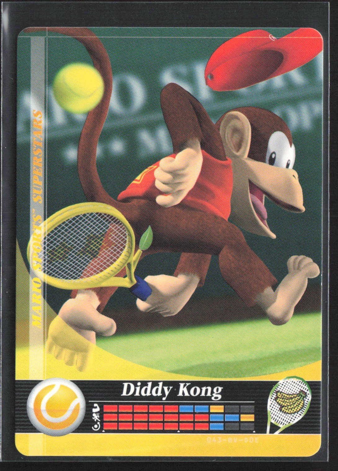 2017 Mario Sports Superstars Amiibo Card #43 DIDDY KONG Tennis – Nintendo NM