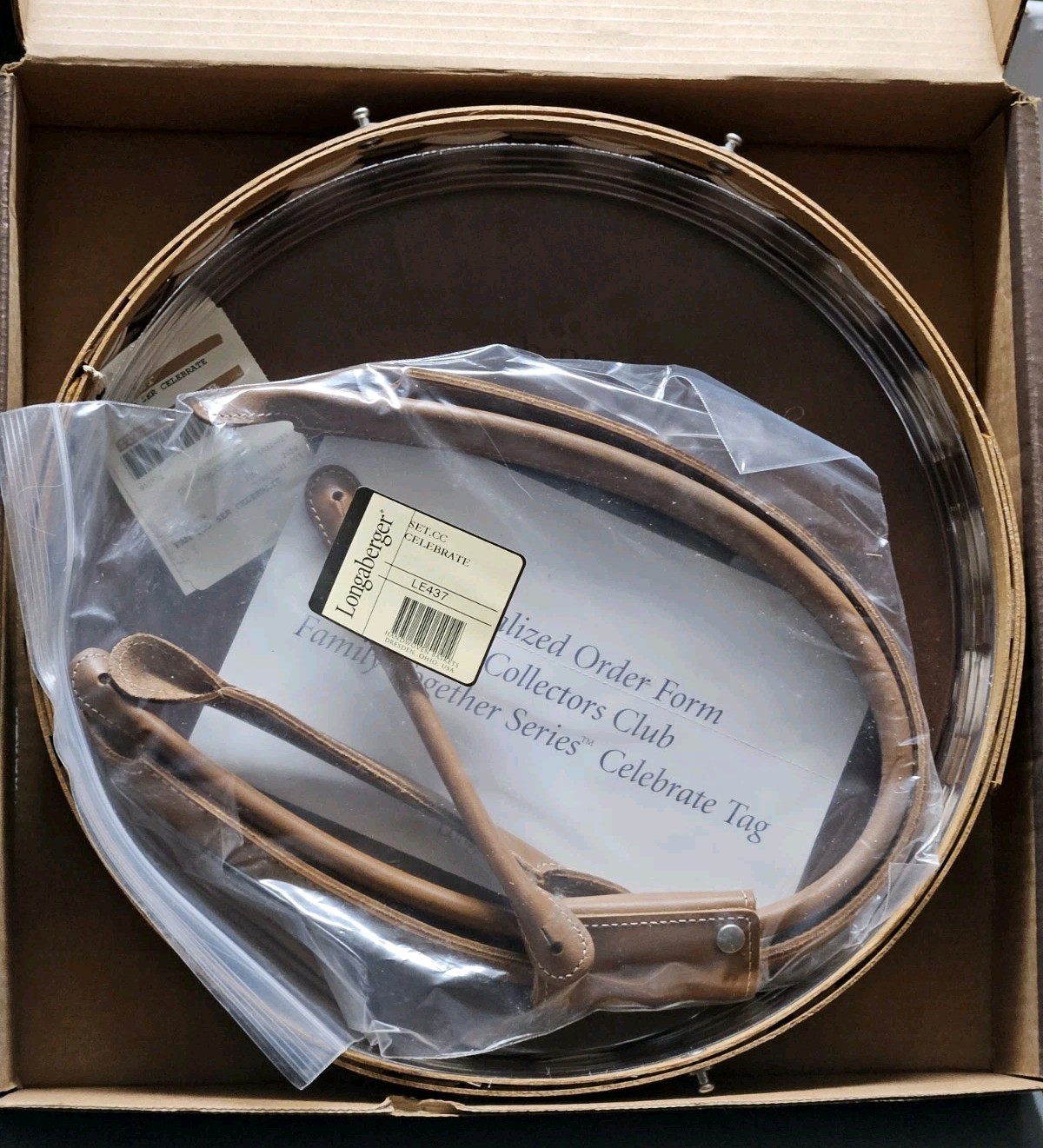 LONGABERGER 2009 Collector’s Club Family Together Series Celebrate Basket Combo