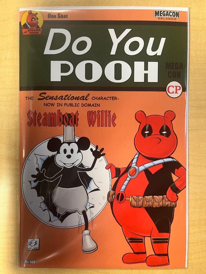 Do You Pooh #1 Steamboat Willie Mickey Mouse Megacon Variant by Marat Mychaels