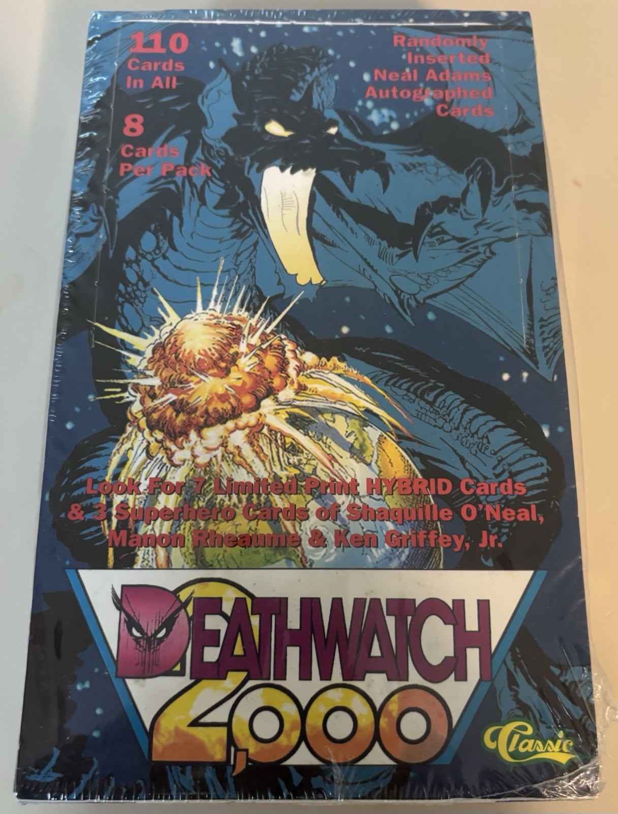 1993 Classic DEATHWATCH 2000 Factory SEALED BOX! Find Shaq & Griffey Inserts