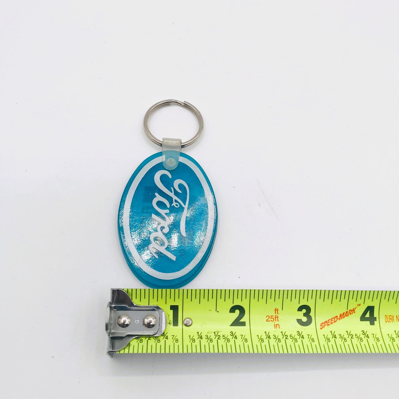 3 FORD Blue Rubber Key Chains DECKER FORD Clovis CA Advertisement FREE SHIPPING!