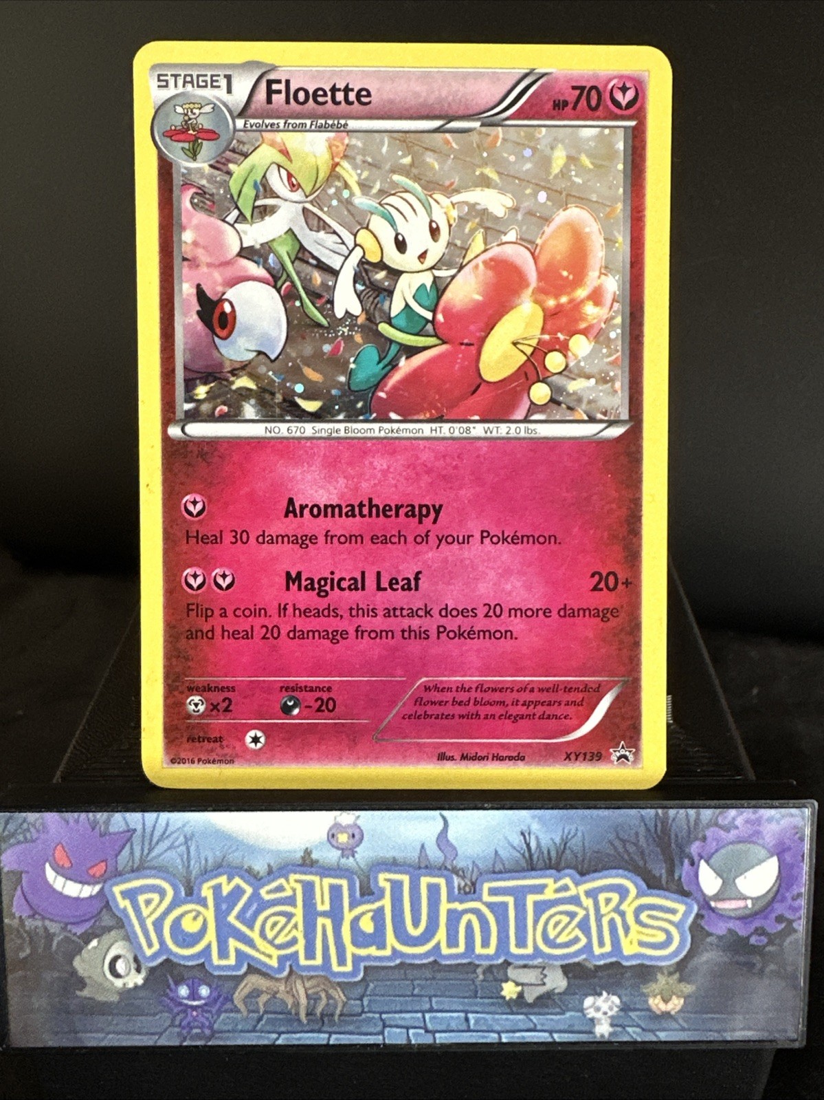 Pokemon Card FLOETTE XY139 Cosmos Holo Black Star Promo Light Play
