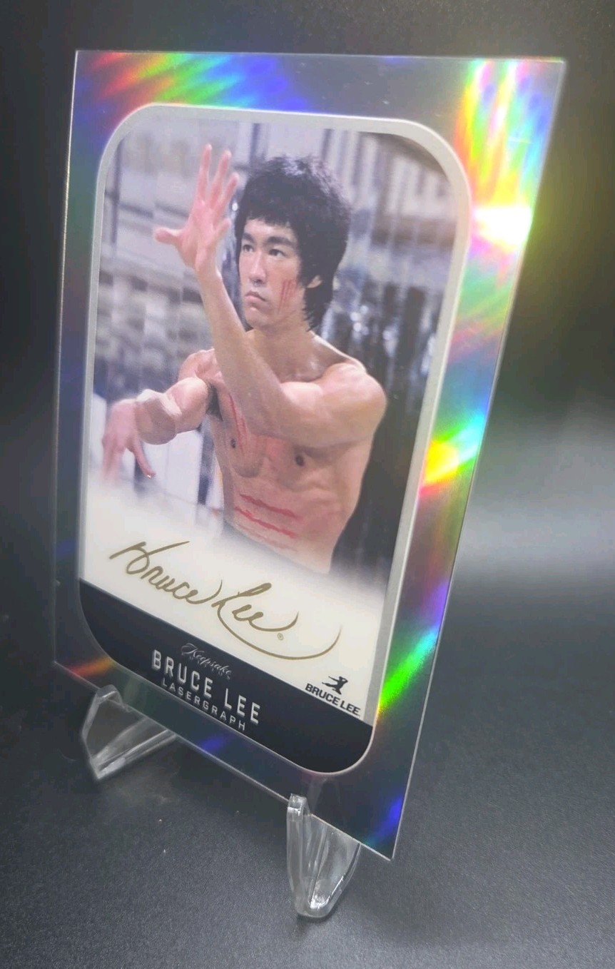 2024 Keepsake Bruce Lee 50th Anniversary REFRACTOR Lasergraph #207 🔥🔥
