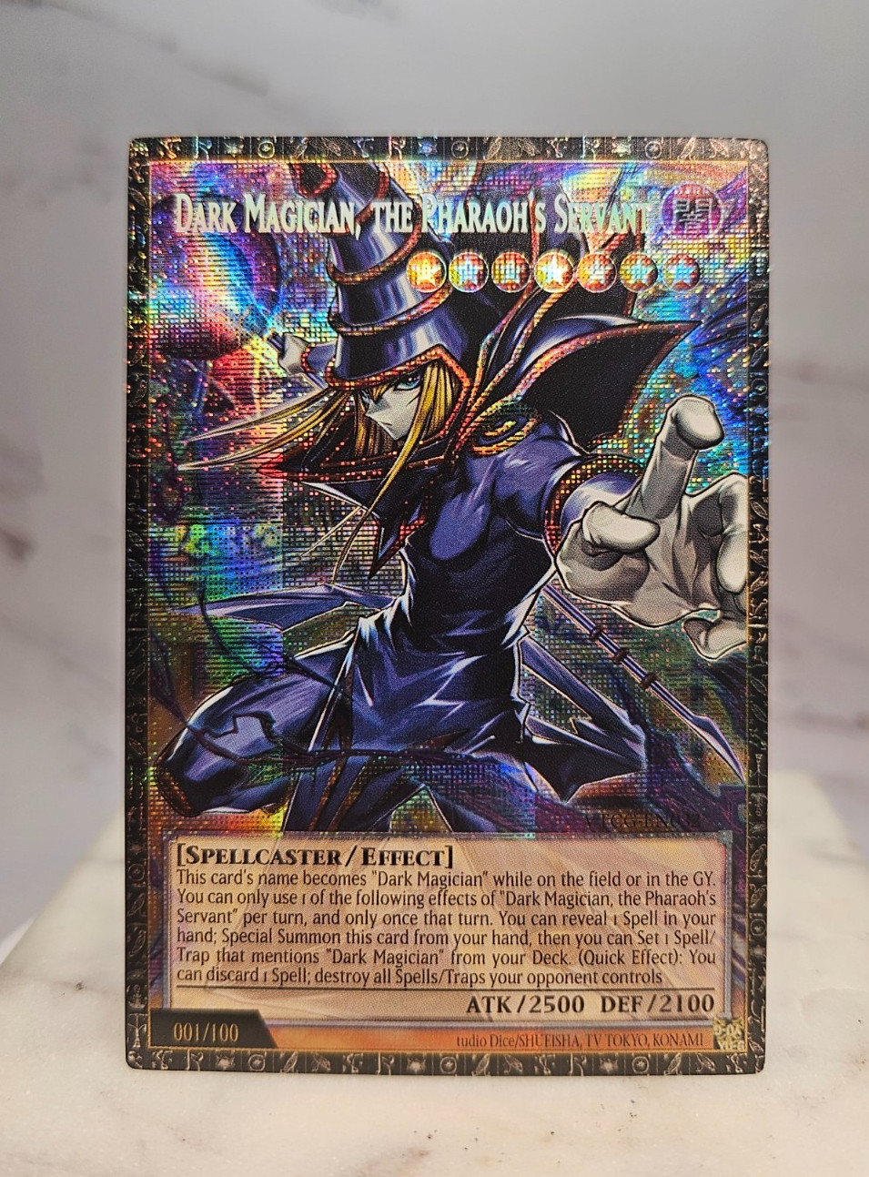 Dark Magician the Pharaoh’s Servant *ENGLISH* Grand Master Starlight Overframe