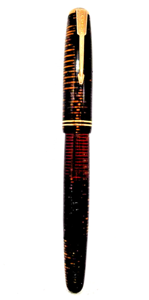 Parker Vintage Vacumatic Brown Fountain pen– working–fine