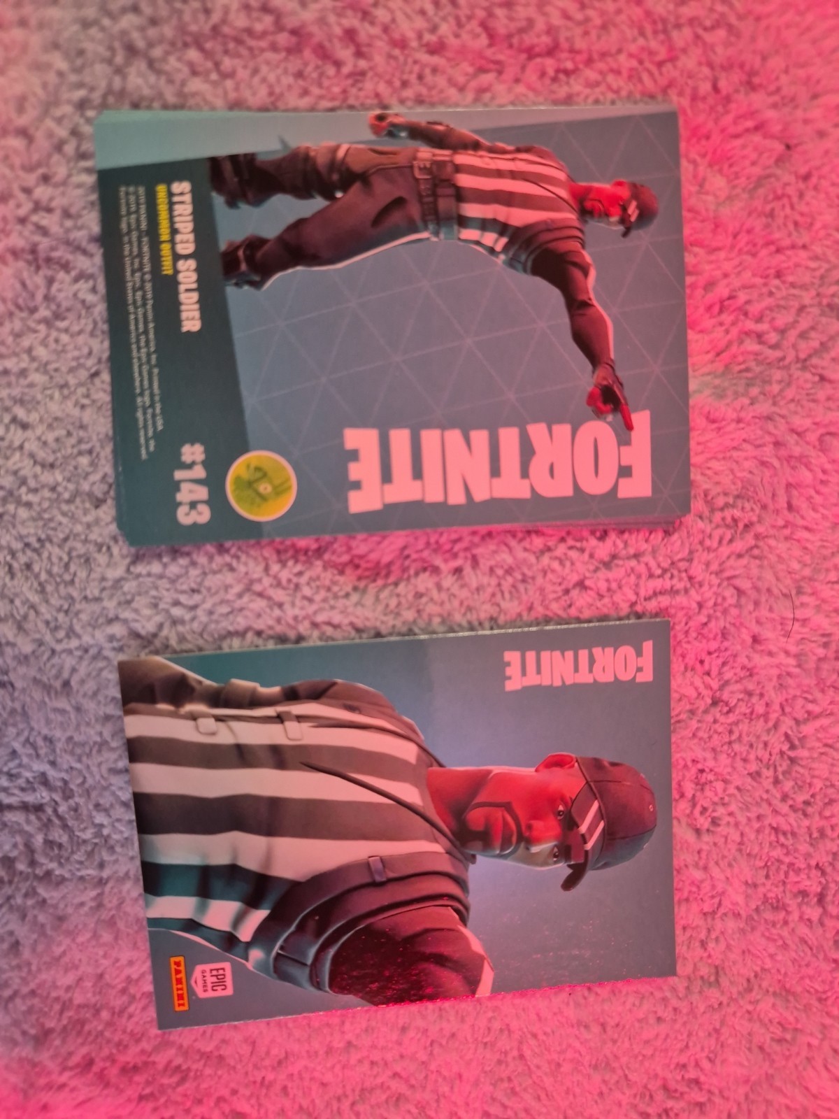 2019 Panini Fortnite Series 1 #143 Striped Soldier