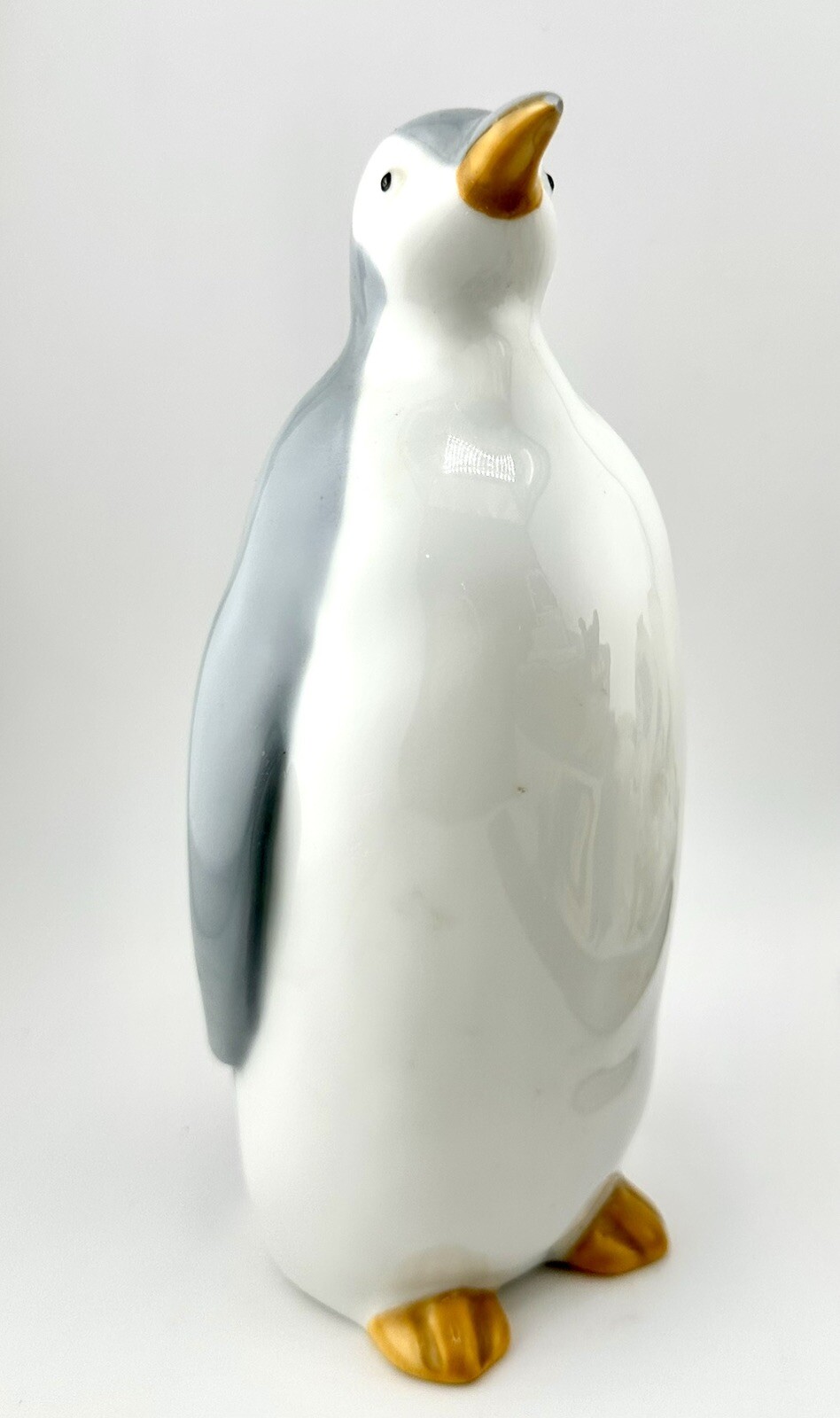 Andrea by Sadek Emperor Penguin bird figurine gray blue white 75Q4