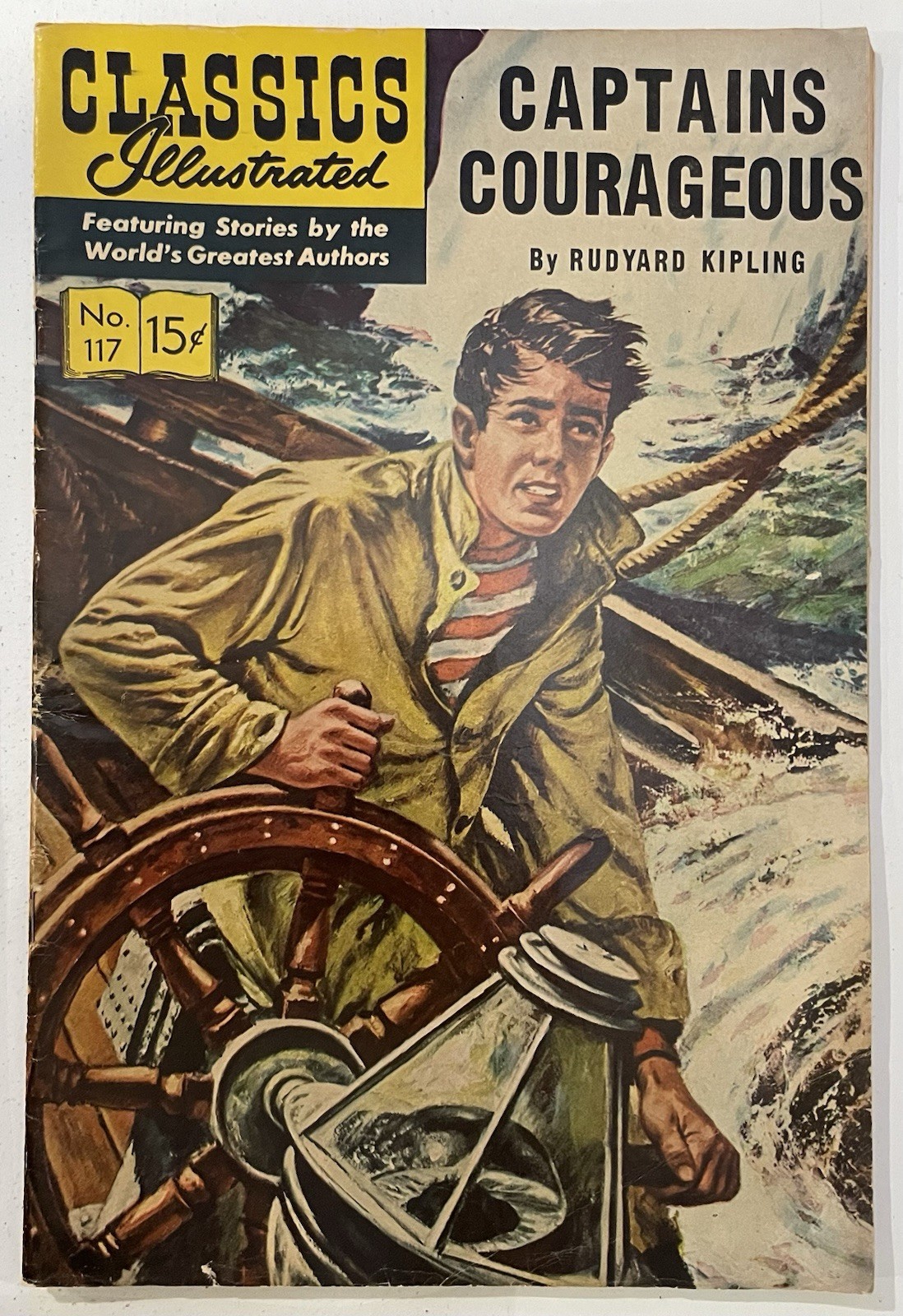 Classics Illustrated Adventure Comic Lot #25 #109 #117 #120 VG Reader Set