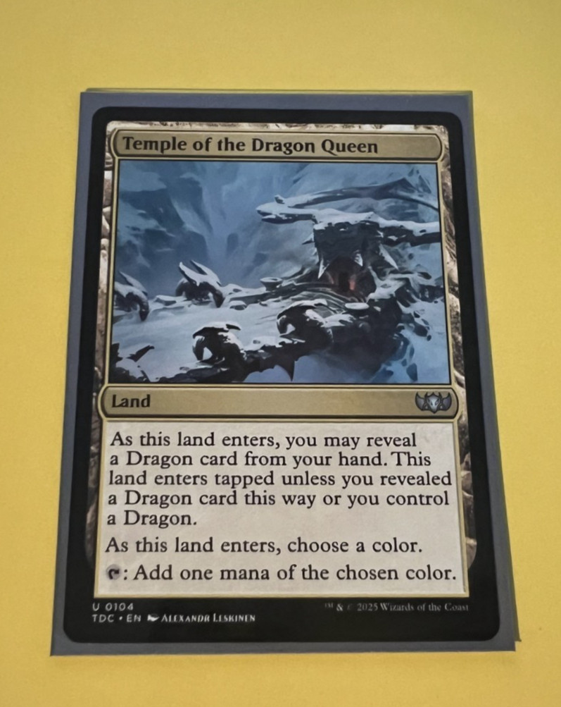 MTG – Temple of the Dragon Queen – Tarkir: Dragonstorm Commander