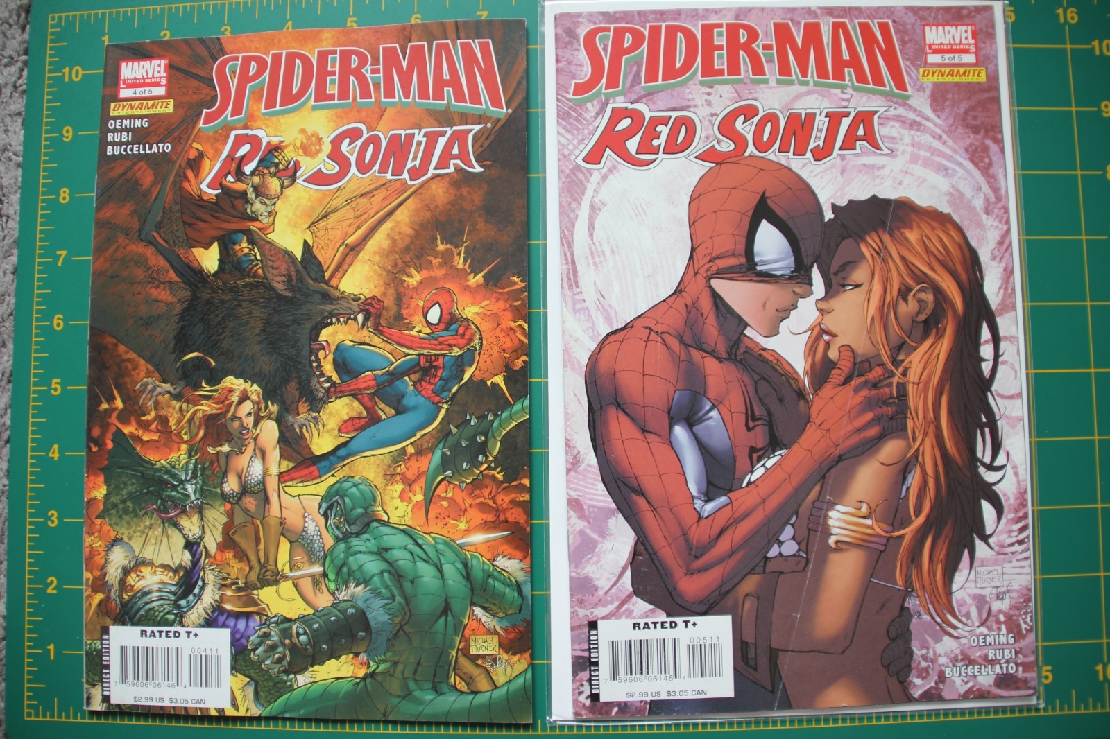 Spider-Man Red Sonja (2007) Complete Marvel Dynamite #1 2 3 4 5