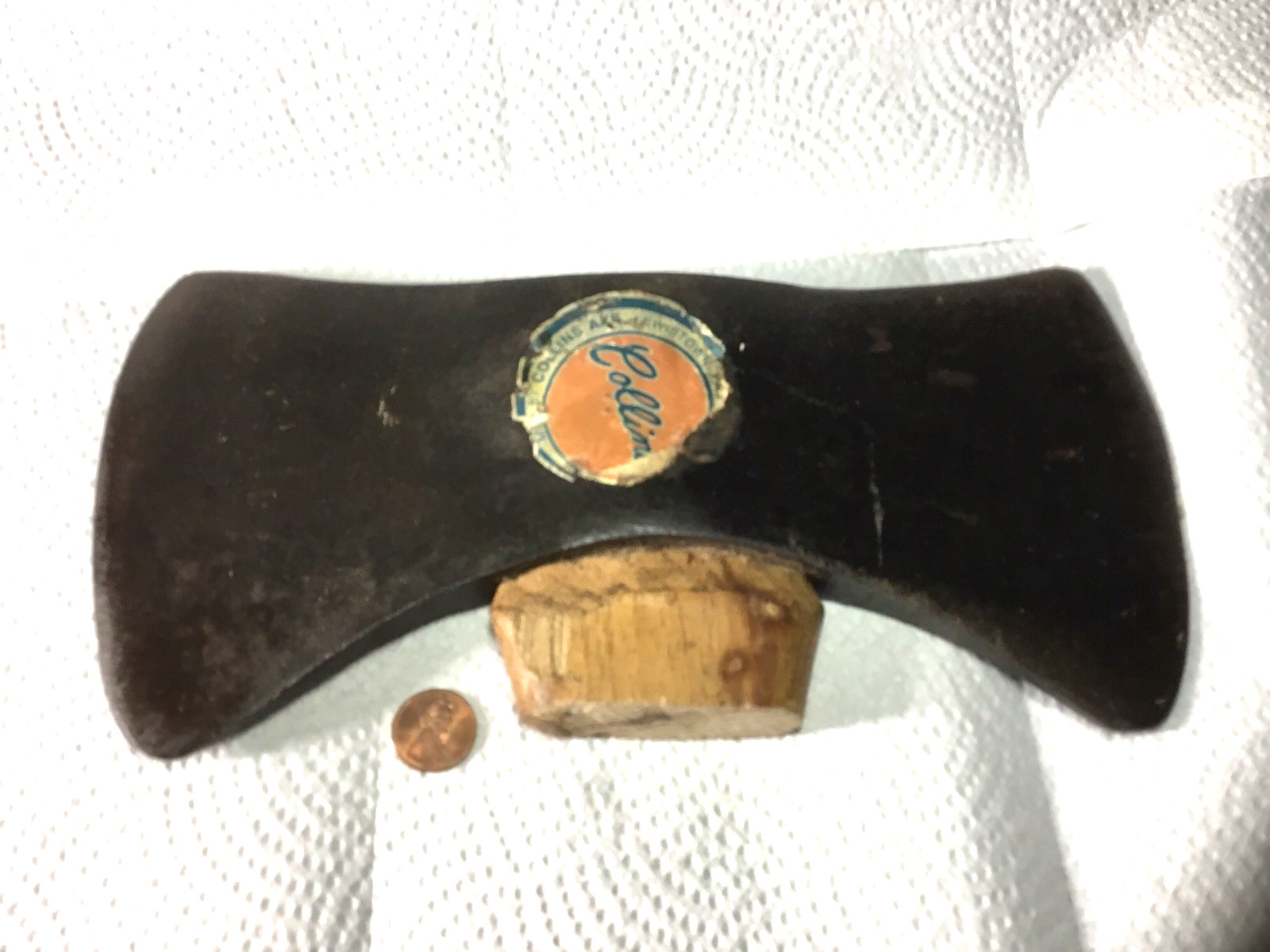 Vintage COLLINS Double Bit 3 1/2 Pound M Axe Head USA