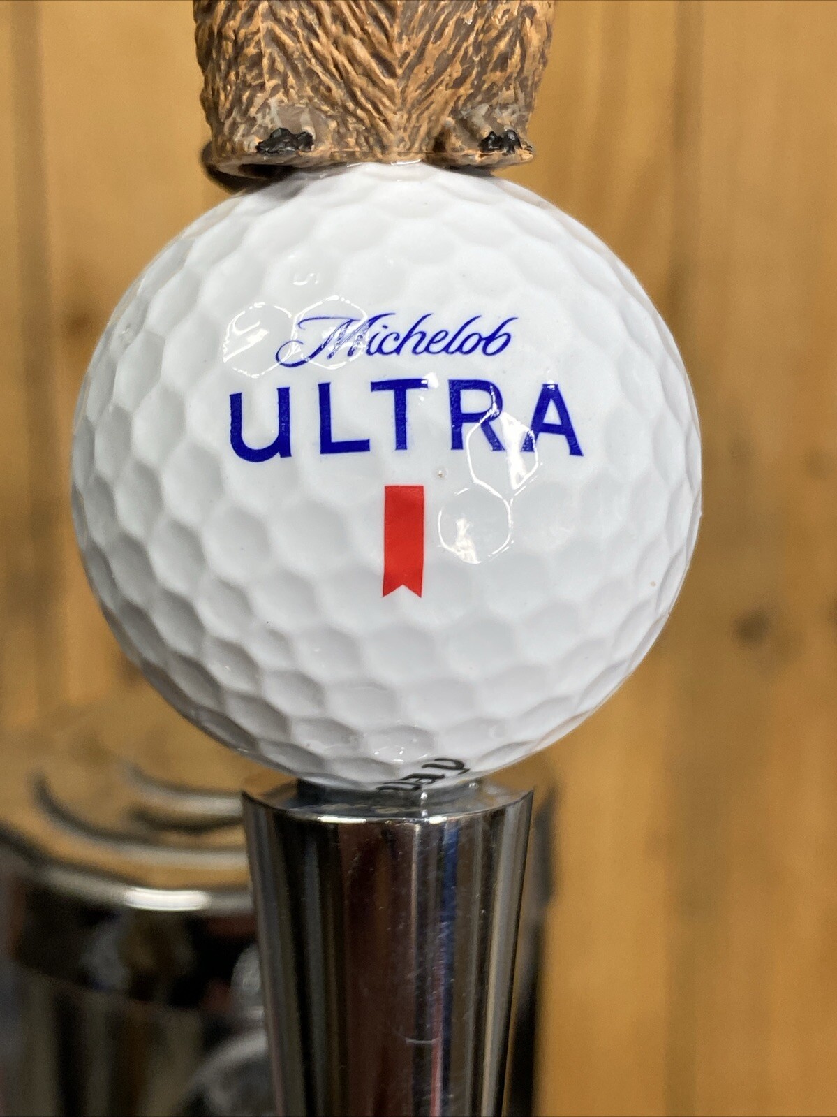 Caddyshack Mini TAP HANDLE Gopher Michelob ULTRA Beer Golf Ball Short Stubby