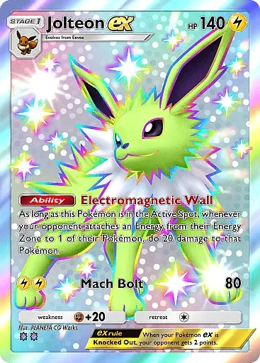 [DIGITAL] Jolteon ex – Shiny Rare – ENG – Pokemon TCG Pocket