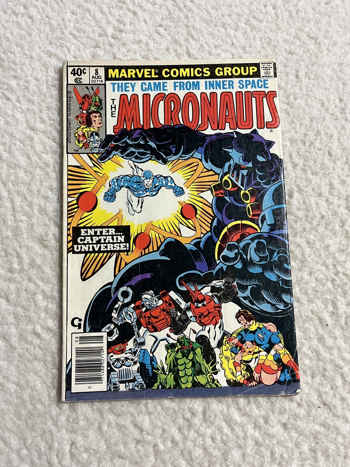 Micronauts #8 1st App Captain Universe Marvel Comics 1979 Bronze Age
