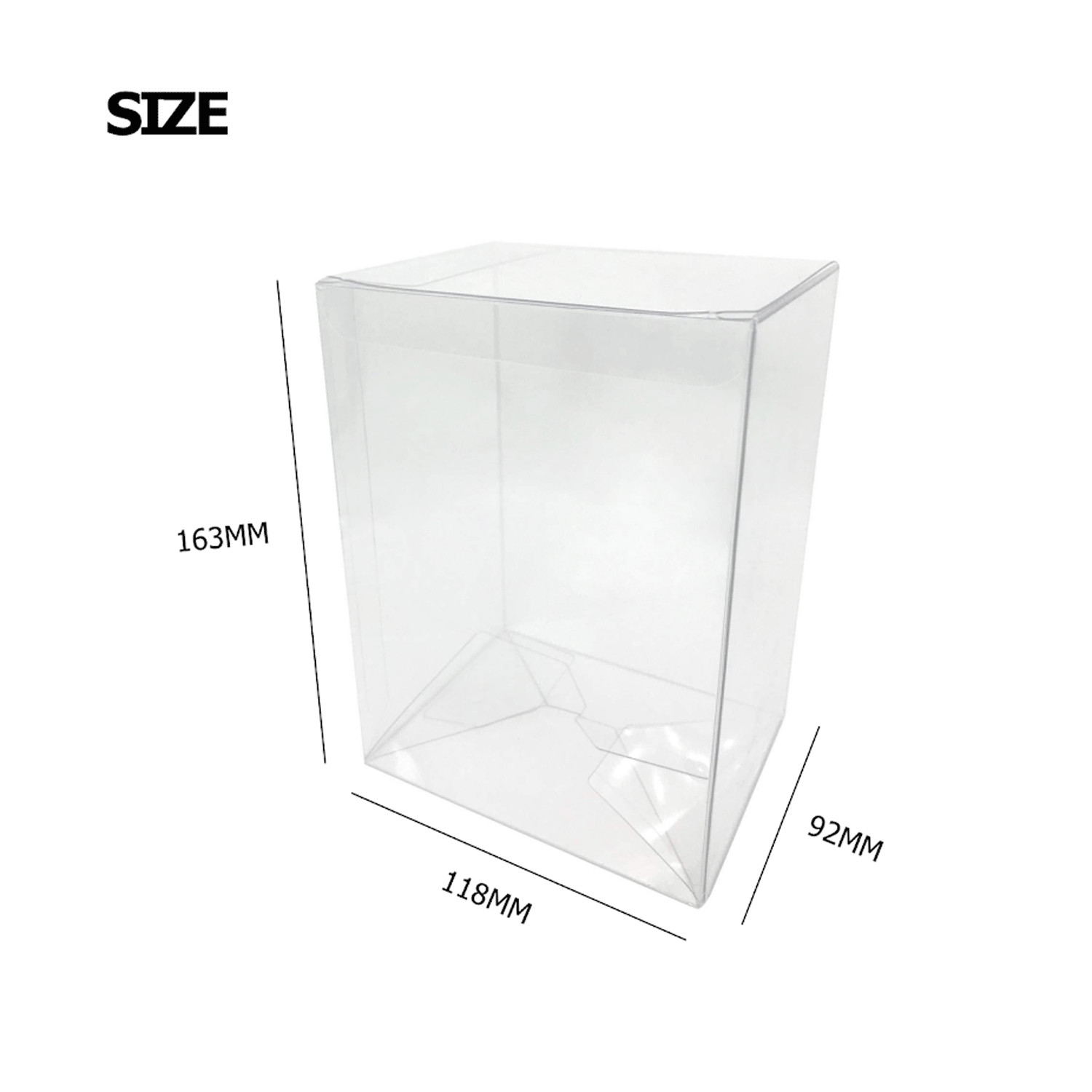 Lot 5 20 50 100 Pop Protector Cases for 4″ Funko POP! Vinyl Figures Box
