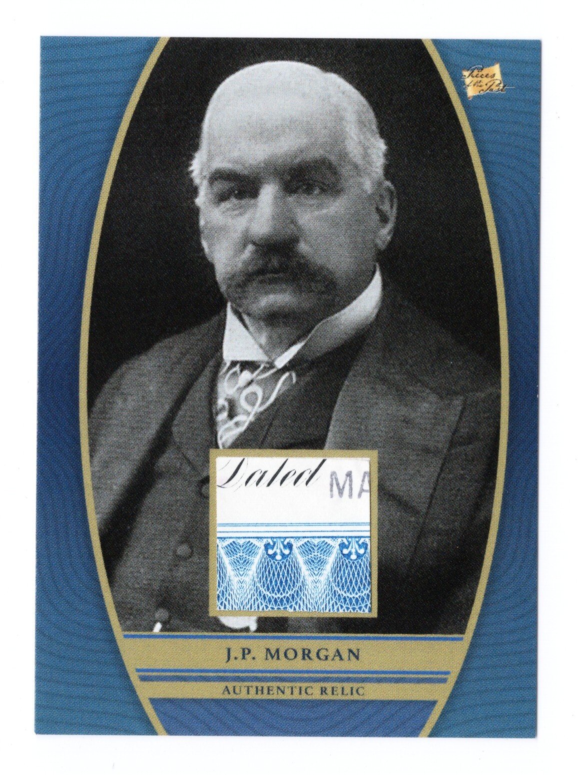 2024 Pieces Of The Past – J.P. Morgan – Authentic Relic – SR-JPM – NM