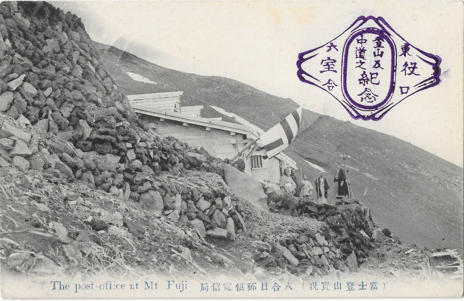 c1907 Mt Fuji Subashiri Route 5 Postcard Set Antique RPPC Seikado Kinen-In Photo