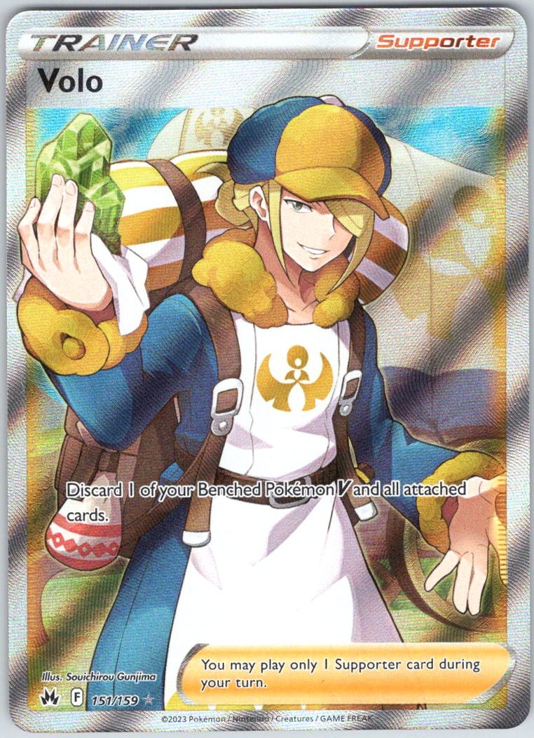 Volo 151/159 Ultra Rare Crown Zenith Pokemon Holo NM