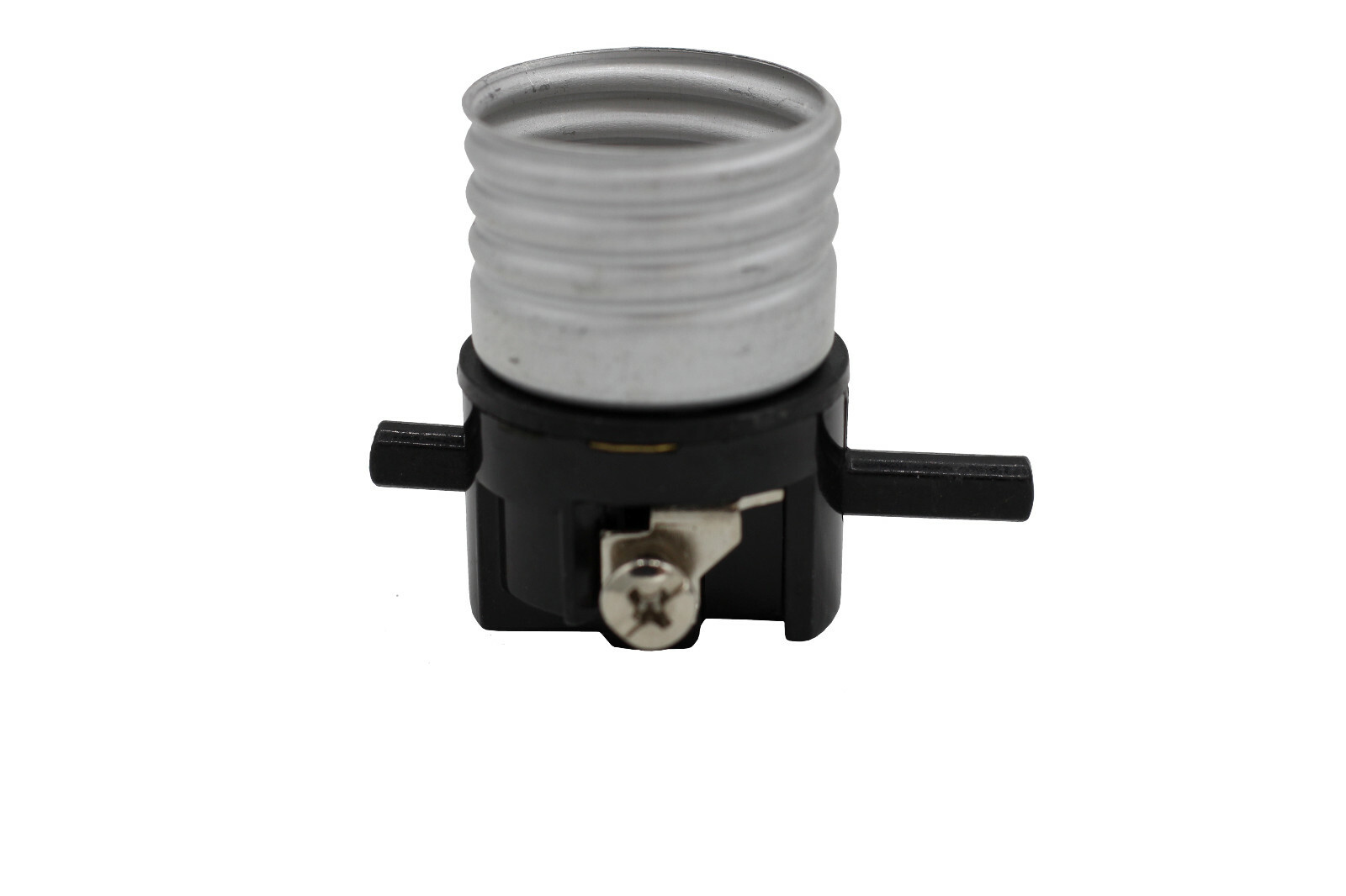 Push Thru Socket Interior – On/Off Lamp Socket, Medium Base E26 Socket | 4 Pack
