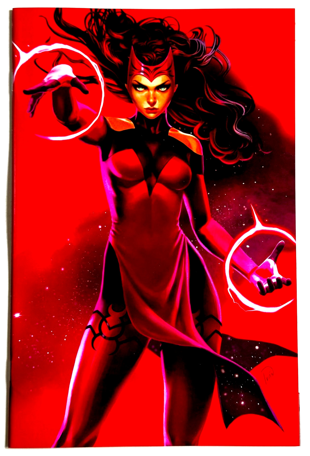 SCARLET WITCH #1 IVAN TALAVERA EXCLUSIVE VIRGIN VARIANT 2024 #/600 W/COA NM