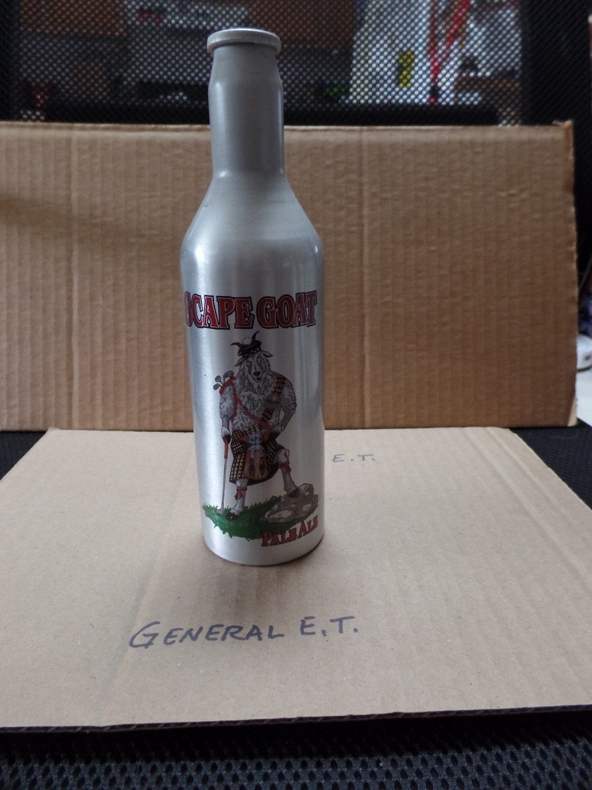 Big Sky Brewing SCAPE GOAT Pale Ale Aluminum Bottle Empty 12.5 Oz