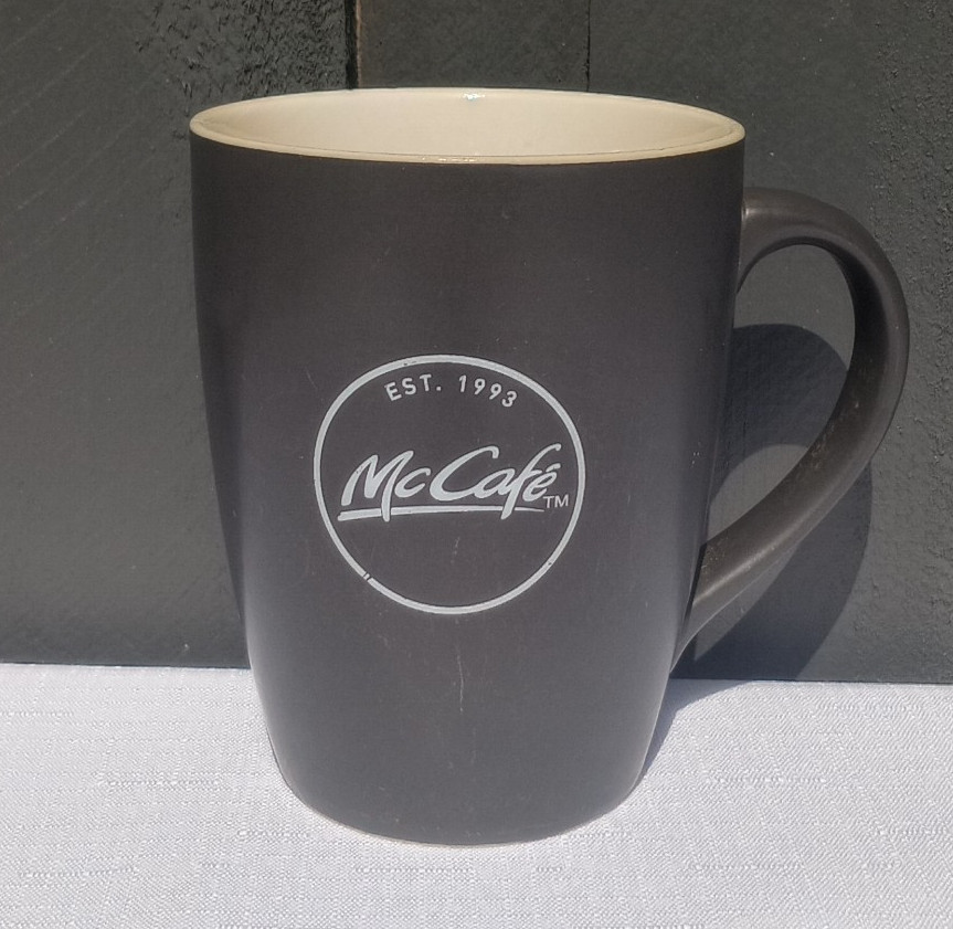 McDonalds Mug McCafe Est 1993 Mug Café Coffee Mugs Dark Brown