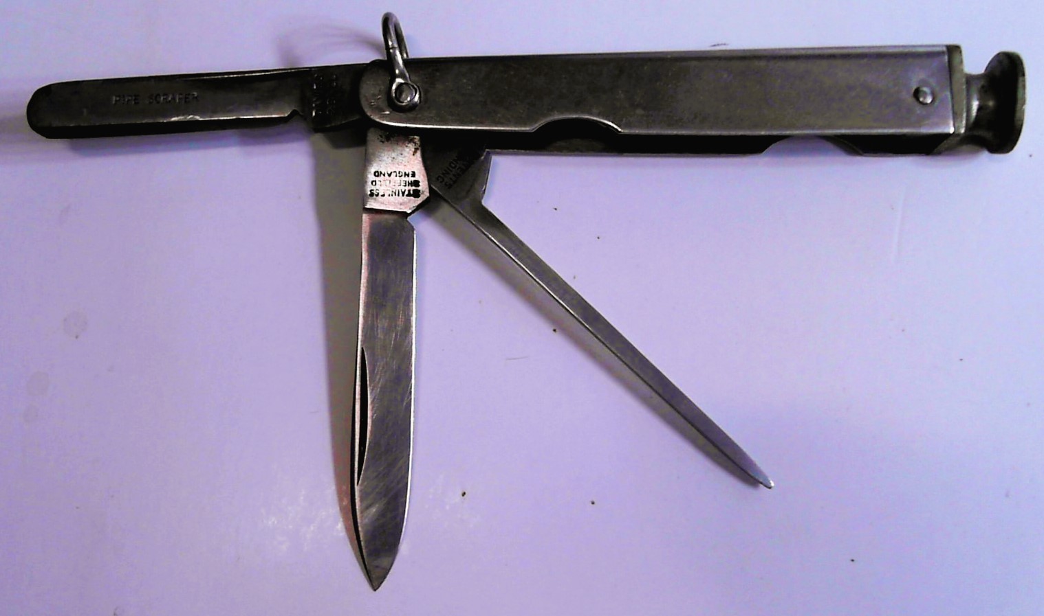 Vintage Dawes Ball Pipe Cleaner Multi Tool Sheffield England Scraper Tamp Knife