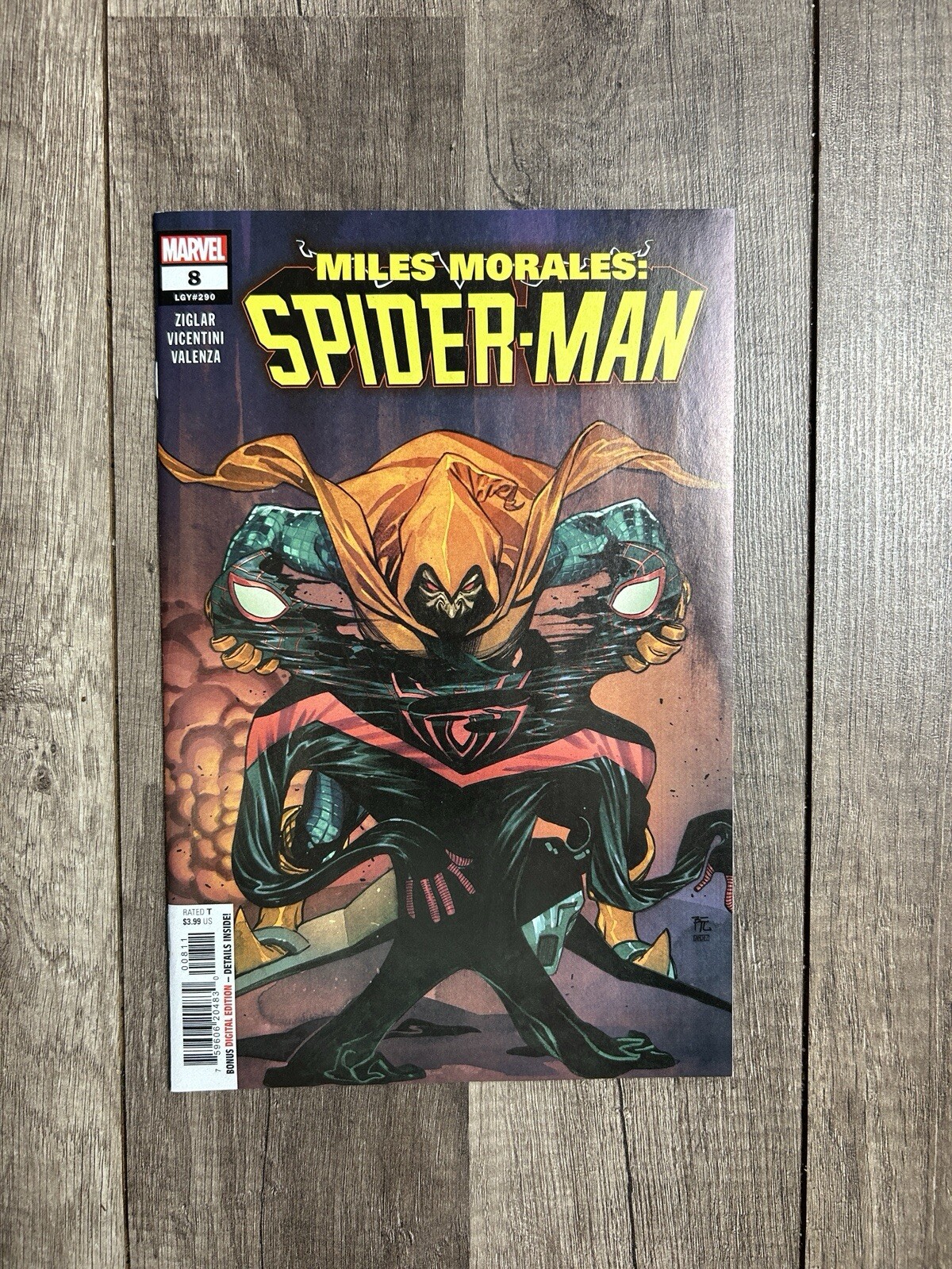 Miles Morales: Spider-Man #8 (Marvel Comics September 2023) Hobgoblin Homage