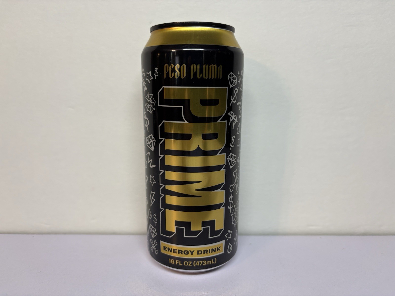 Sealed Prime Energy Hydration New Peso Pluma Mango US Exclusive 16 Oz Can Drink