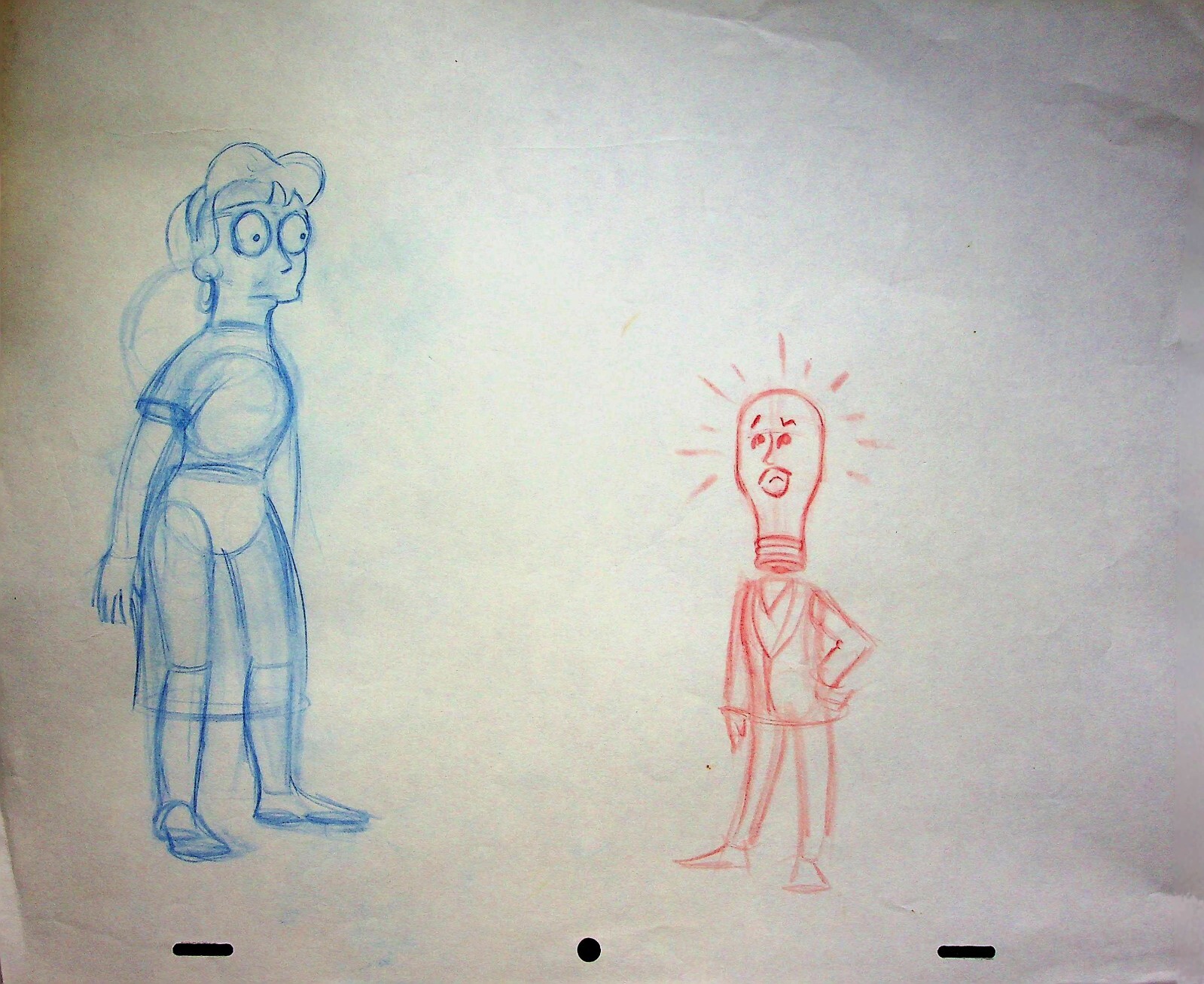 The Simpsons Production Hand Drawn Animation Pencil 20th Century Fox