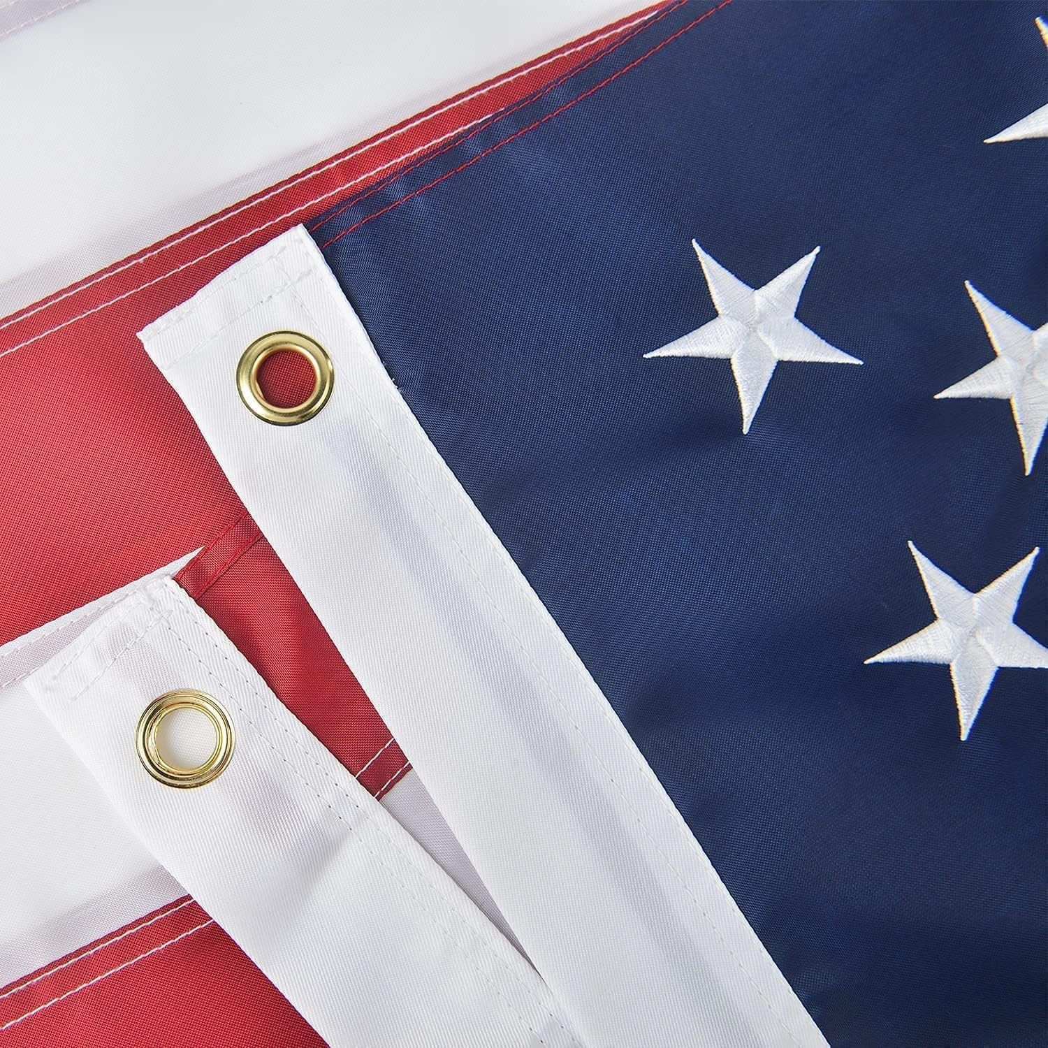 American Flag 8×12 FT, Large Flag High Wind with Embroidered Stars, Sewn St…