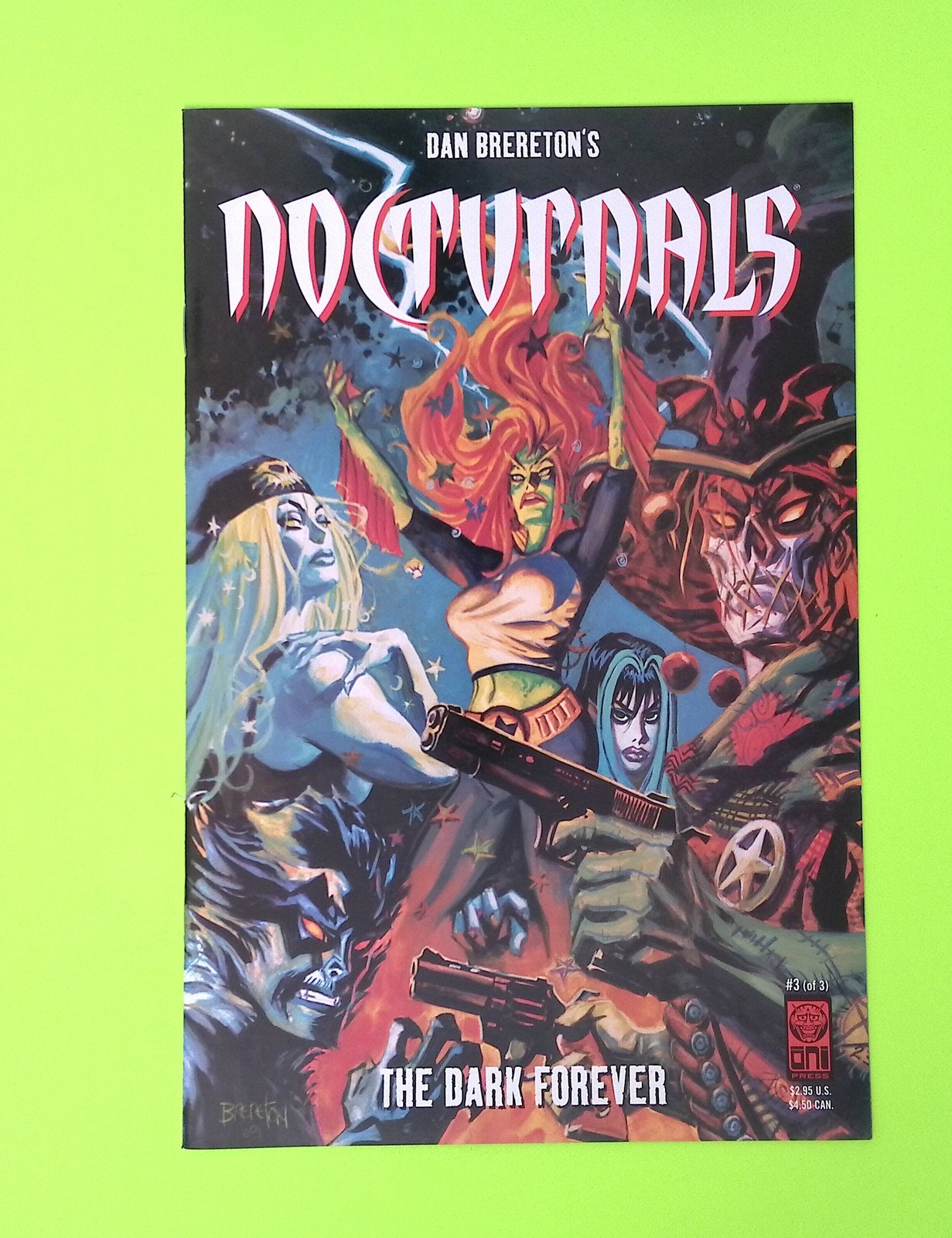 Nocturnals The Dark Forever #3 2002 Oni Press 8.0 Comic Book W155-130