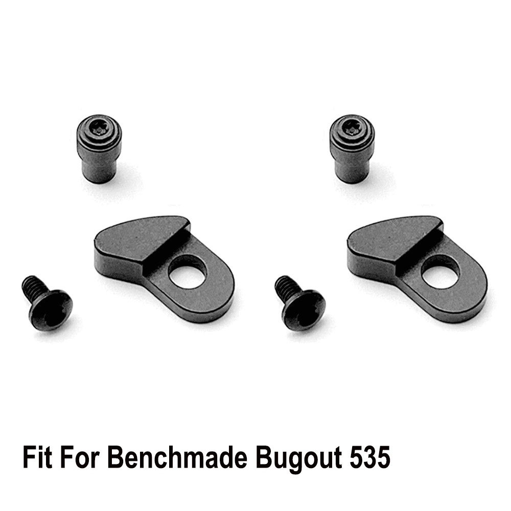 (2 Sets) Thumb Stud Screw Quickly Open Hook Push Nail For Benchmade Bugout 535