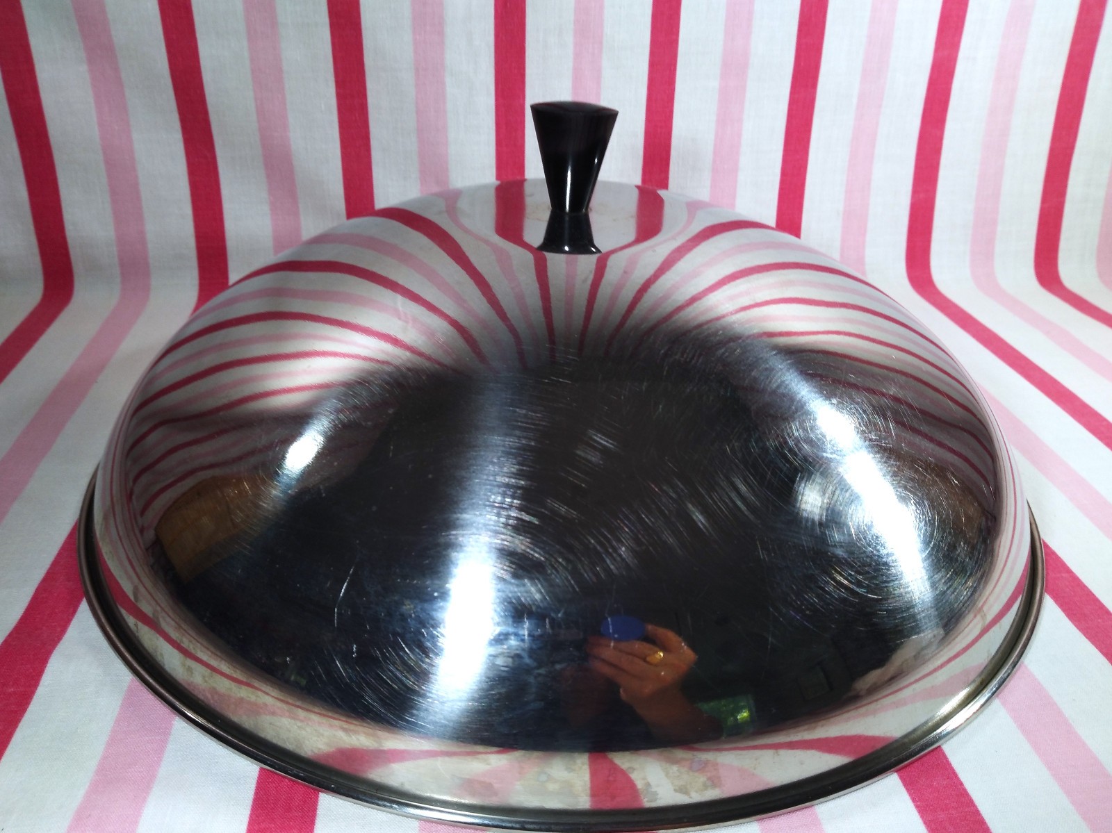 Stylish Mid Century Farberware 303 Electric 4pc Flying Saucer 16″ Stainless Wok