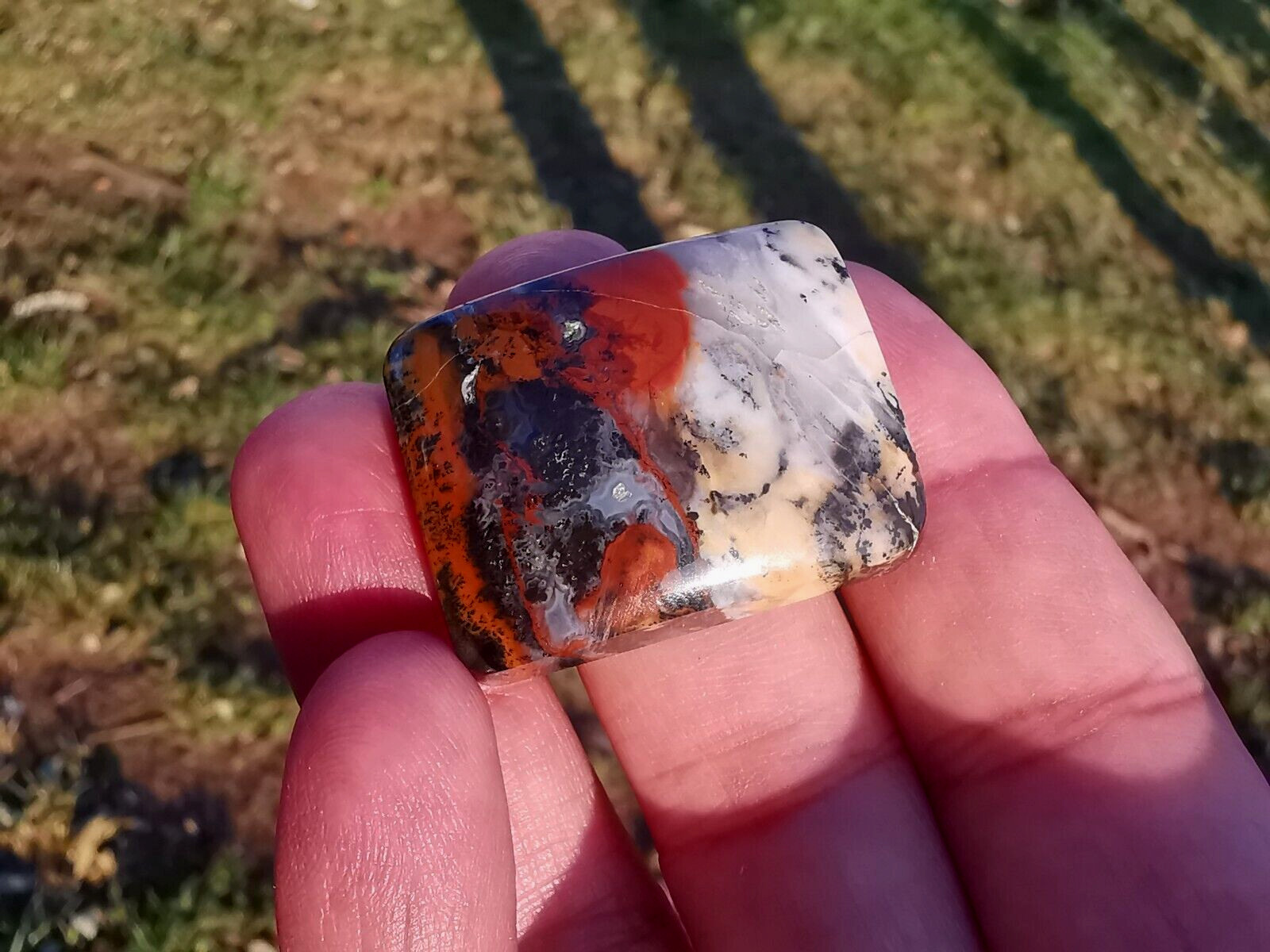 Amazing Ankara Jasper Cabochon, Hand Polished, 100%Natural Rectangle Shape Stone