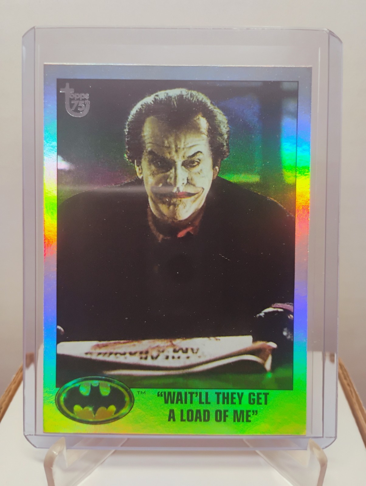 2013 Topps 75th Anniversary #91 Batman Rainbow Foil Parallel