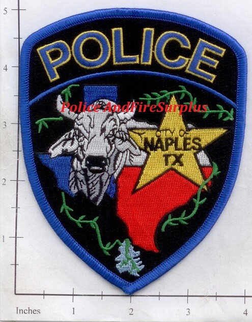 Texas – Naples TX Police Dept Patch