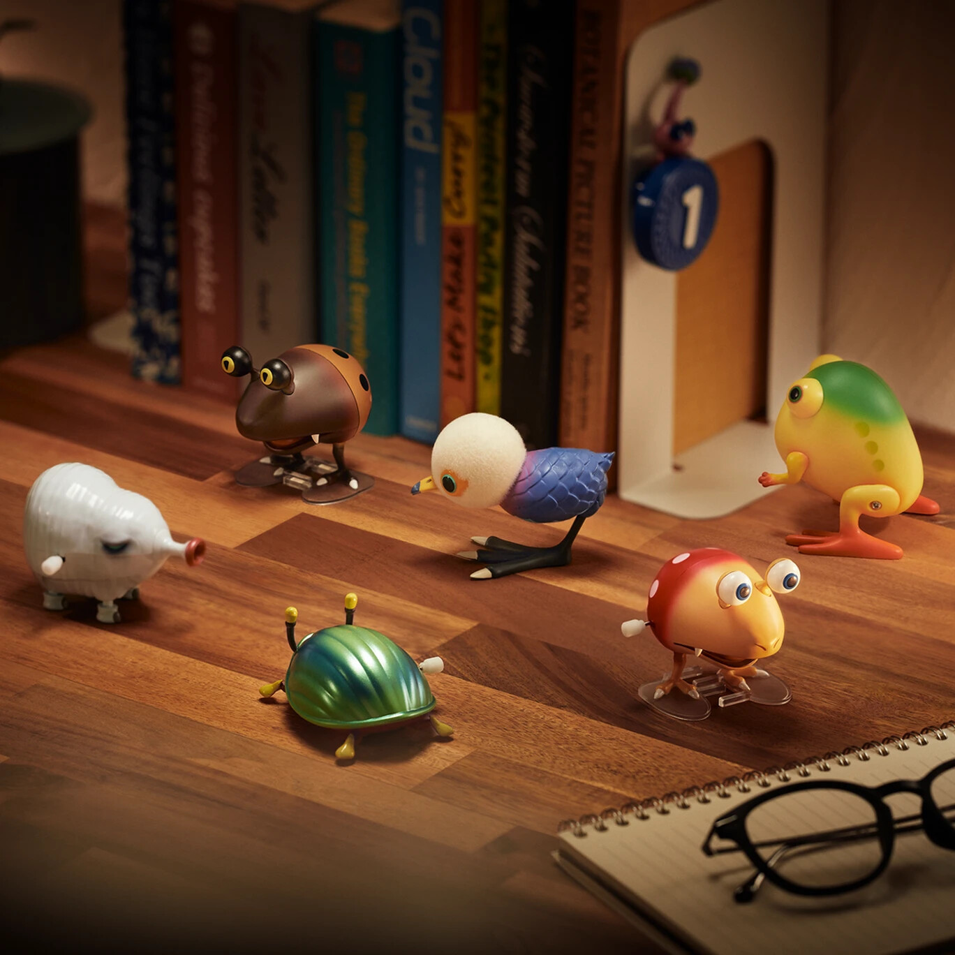 Pikmin Protists Figure Collection Complete BOX set of 6 types wind up toys New