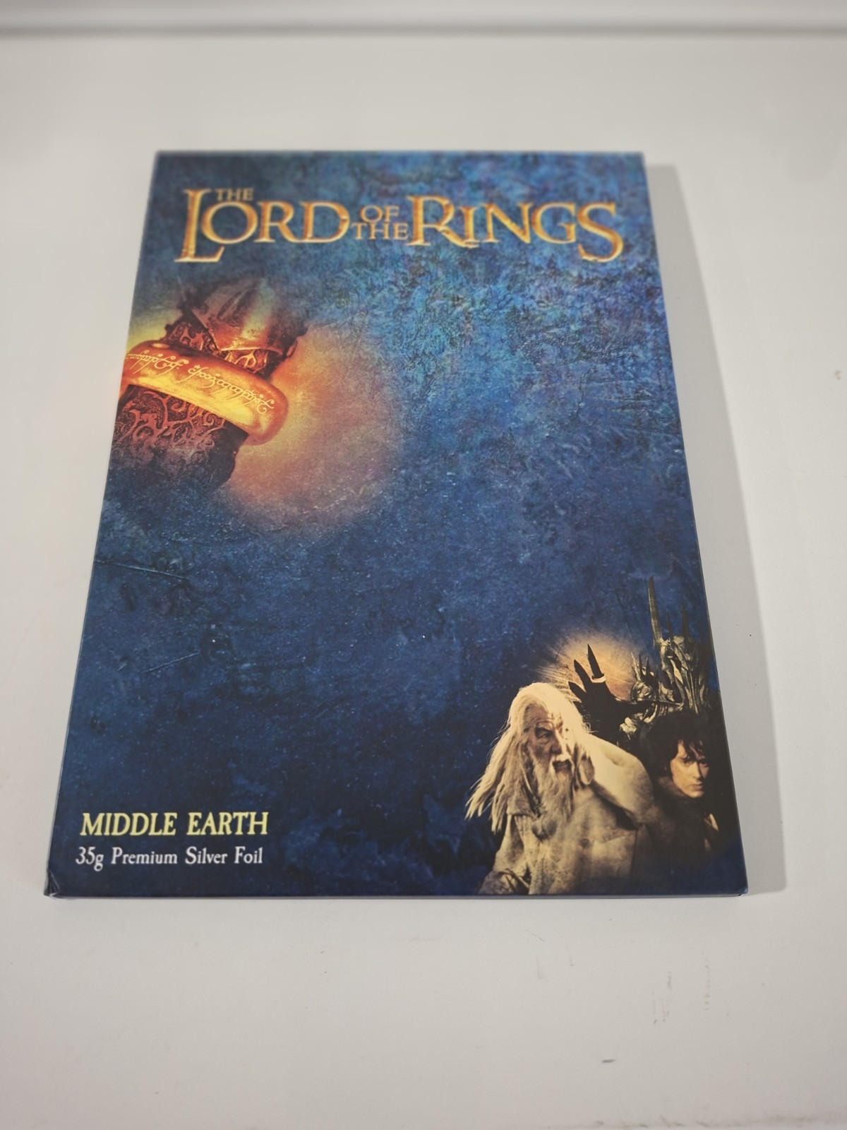 2021 Niue LOTR MIDDLE EARTH MAP QEII 35g .999 Silver Foil $2 Coin #397 of 2000