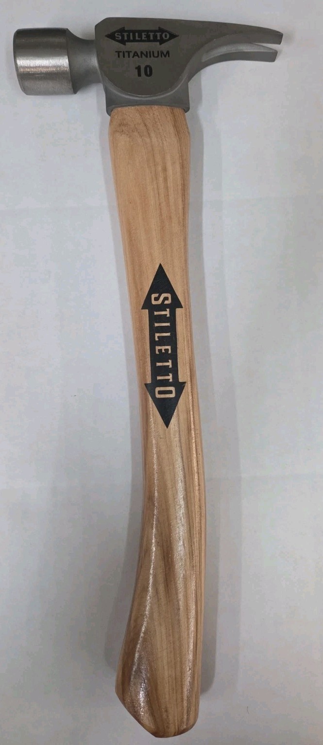 Stiletto Claw Hammer – 10 oz Titanium Head