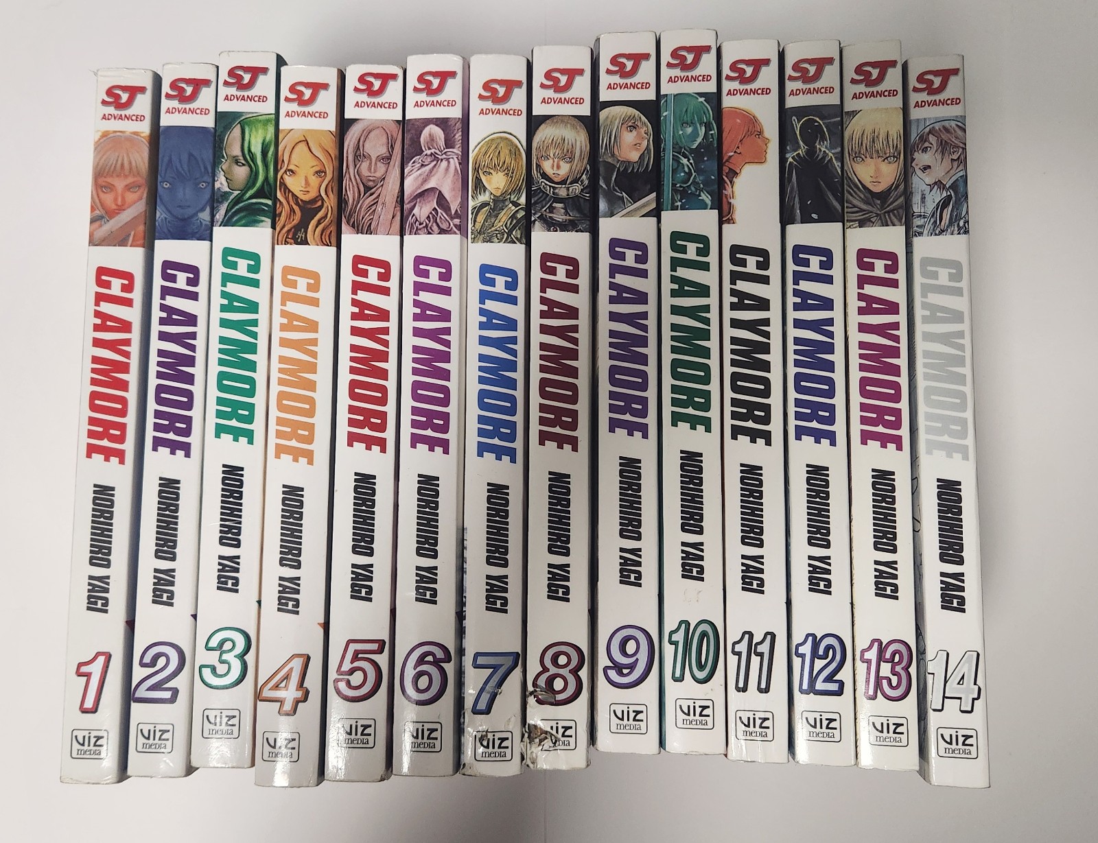 Claymore Manga Volumes 1-14 In English From Viz Media Graphic Novel