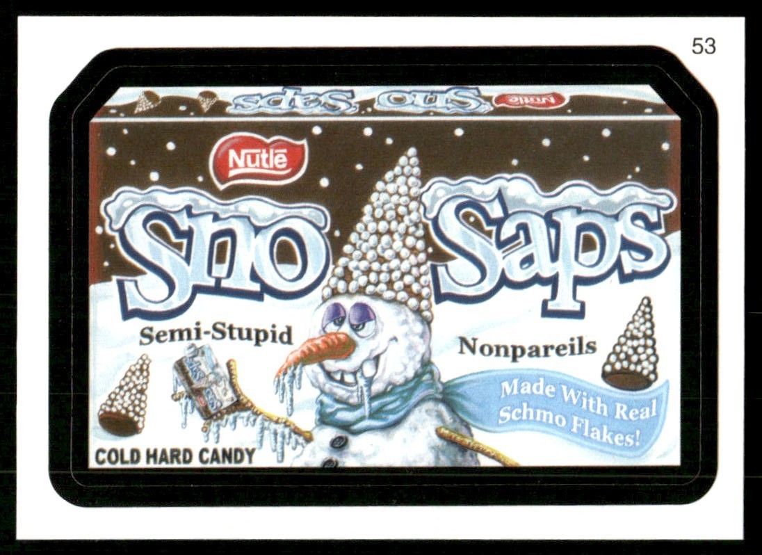 Snow Caps Candy 2010 Topps Wacky Packages Card #53 (NM)