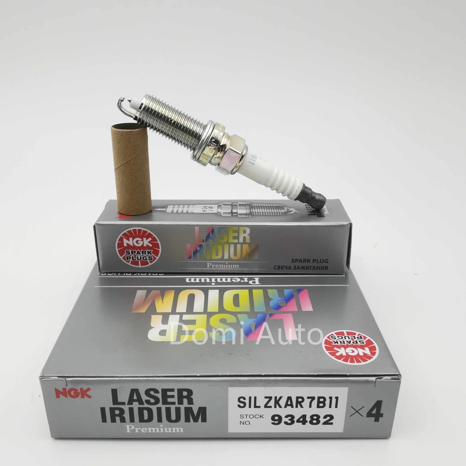 Set of 4 Genuine NGK 93482 Laser Iridium Spark Plug SILZKAR7B11