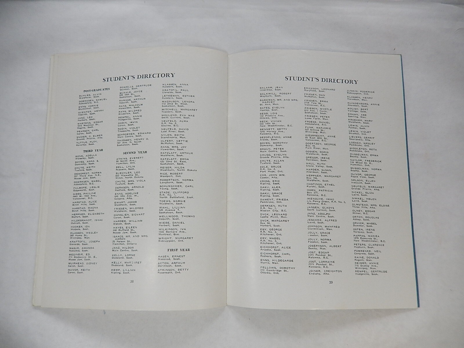Yearbook, Briercrest Bible Institute, Caronport, SK, Canada, 1947, The Optic