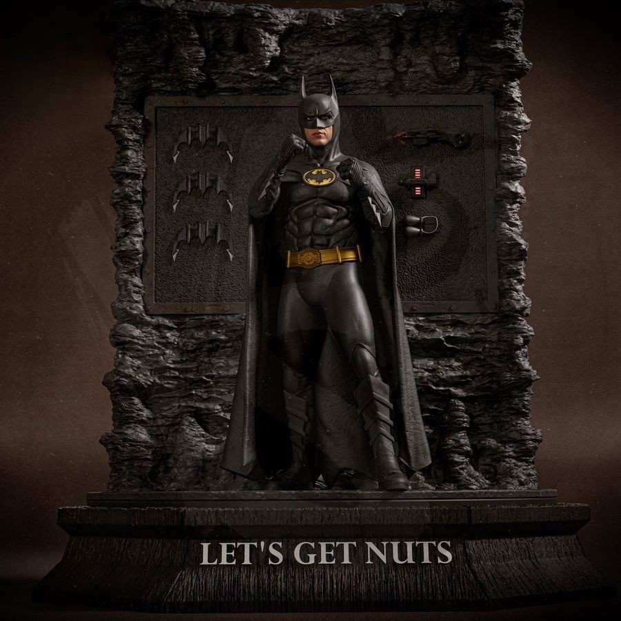 Batman-Bruce Wayne Let’s get nuts Statue Model Kit DC Unpainted/Unassembled