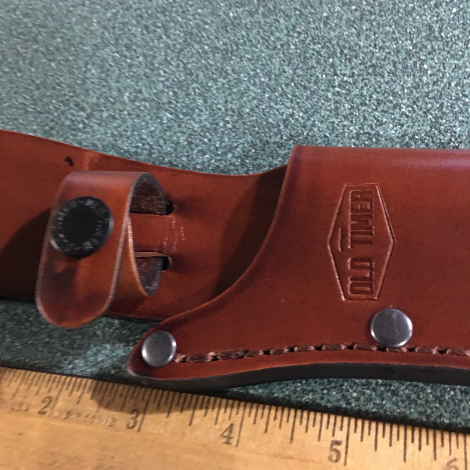 LEATHER SHEATH FOR SCHRADE OLD TIMER 150T DEERSLAYER hunting knife 150T 6 INCH