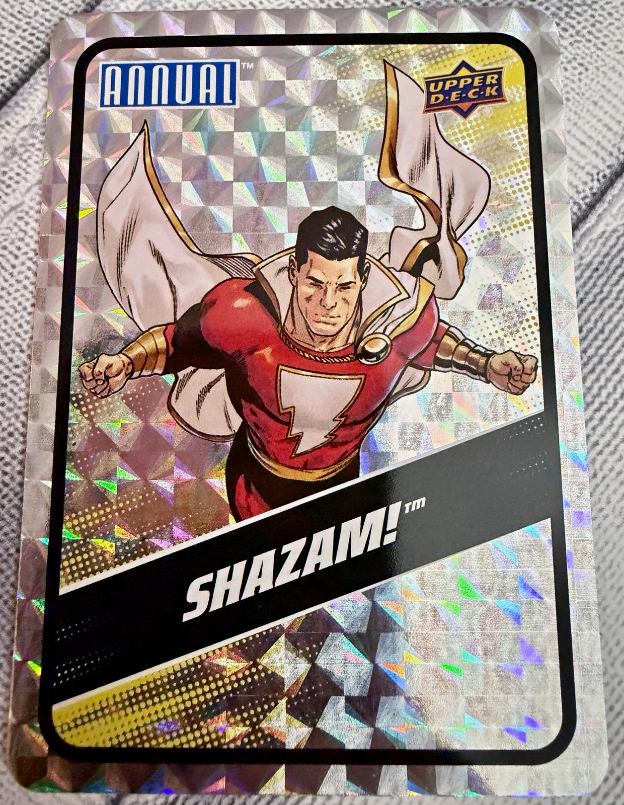 Upper Deck 2024-25 DC Annual Backscatters Shazam! #B-18 Sticker Non-Sport