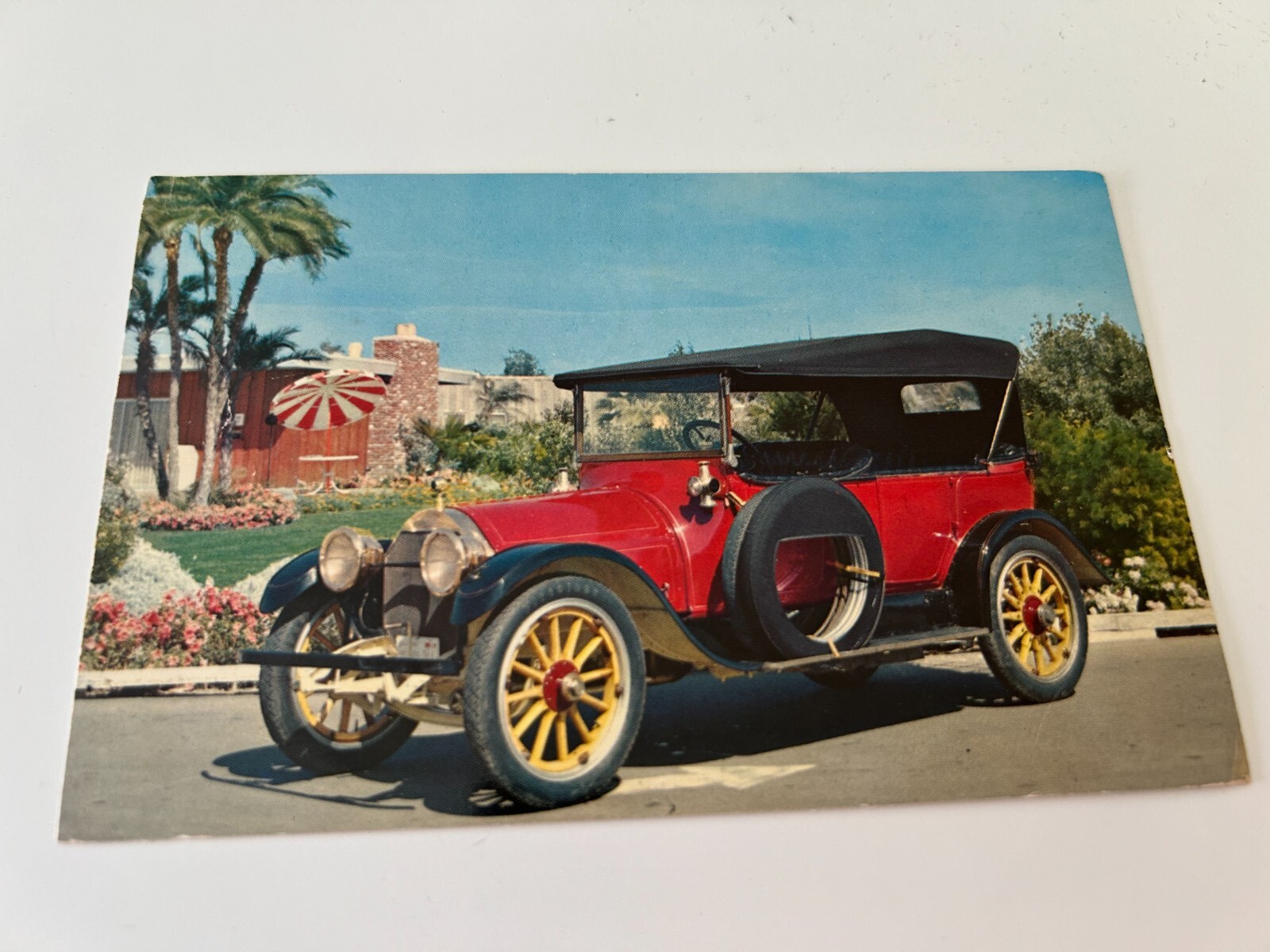 1915 Stevens Duryea Old Car Automobile Buick Vallejo California Postcard