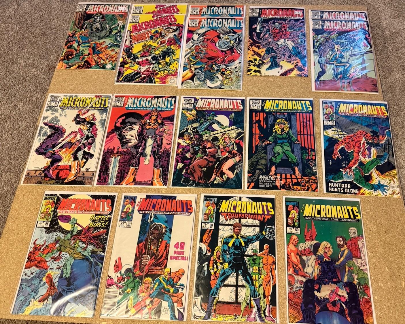 Marvel Comics Micronauts V1 – Complete+ 70 comics!!