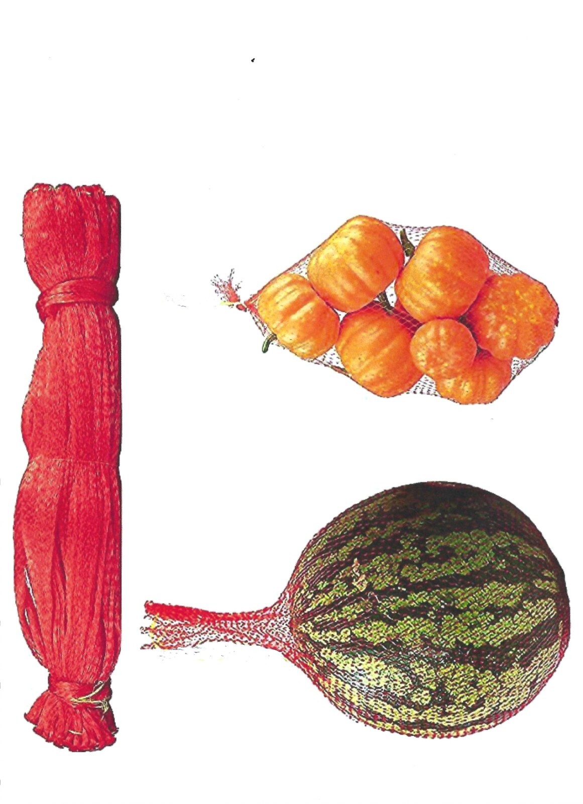 20″ Poly Mesh Vexar Bag for Produce,Seafood,Dry Nuts, RED or GREEN